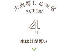 水はけが悪い